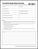 The DATA Model Skills Checklist