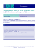 Temperament and Atypical Behavior Scale (TABS) Screener