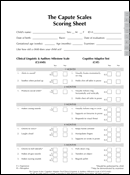 The Capute Scales Scoring Sheets