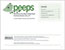 Profiles of Early Expressive Phonological Skills (PEEPS) Forms